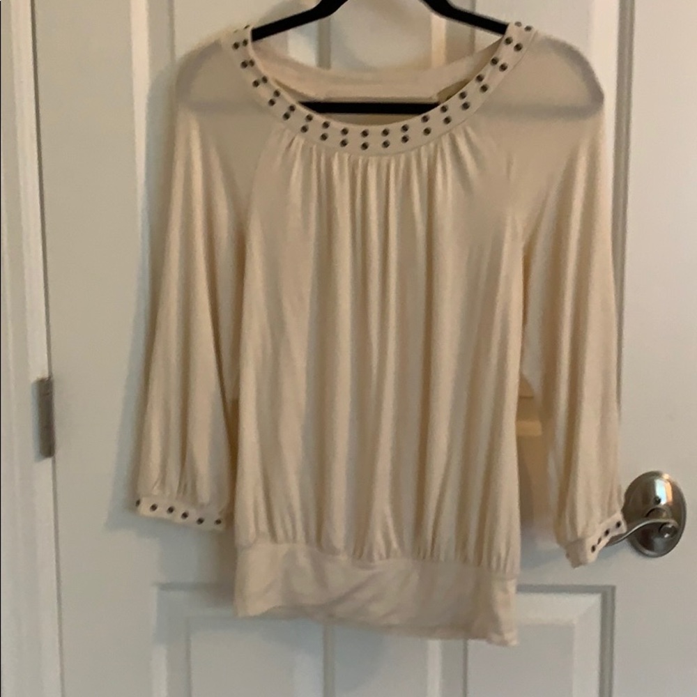Ella Moss Open Back Top with Grommets